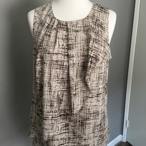 Ann Taylor • Ruffle Tank sz 4